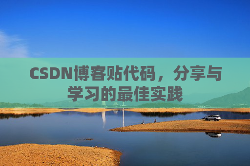 CSDN博客贴代码，分享与学习的最佳实践